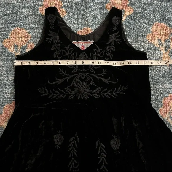Women's Johnny Was Joy, Love, Light Velvet Asymmetrical Dress